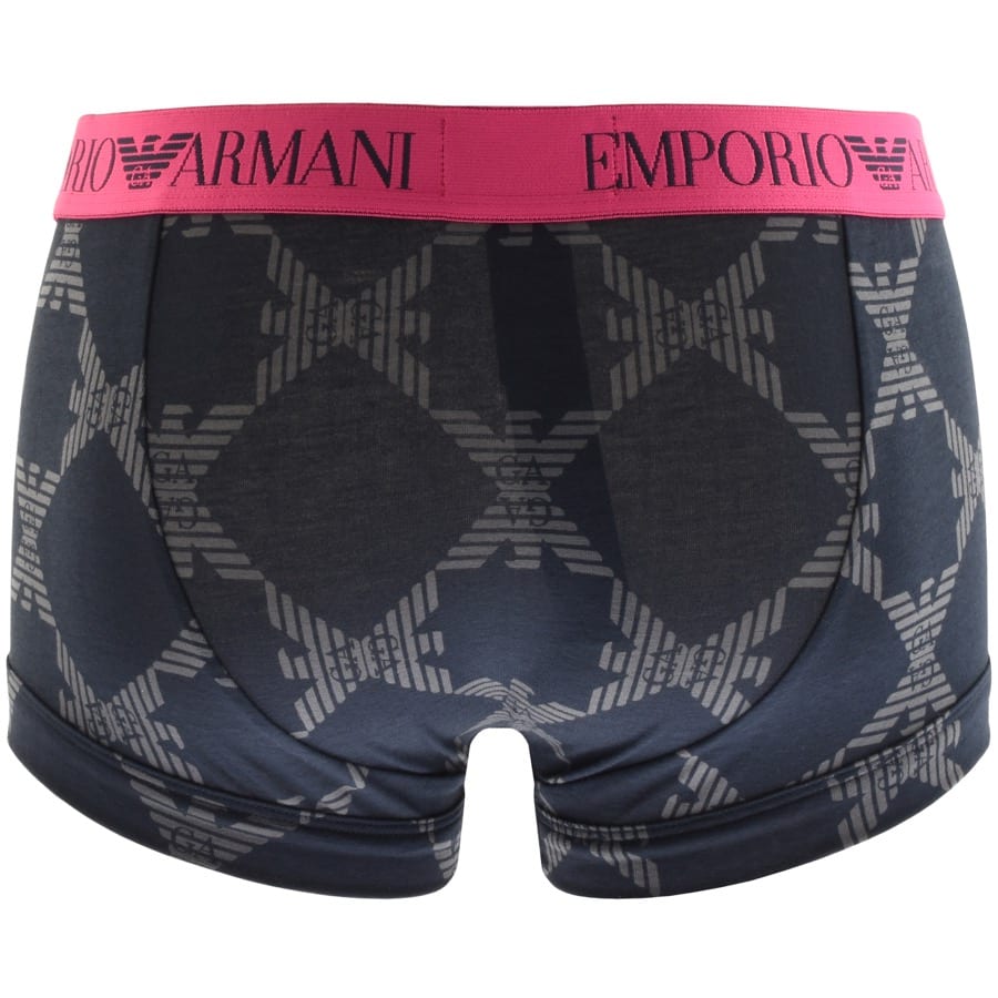 Alternative Image for ProductEmporio Armani Underwear Stretch Trunks Navy2